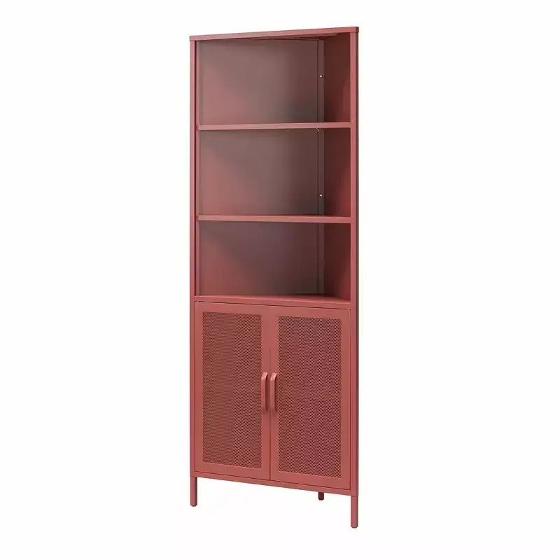 Armario esquinero de almacenamiento con 2 puertas