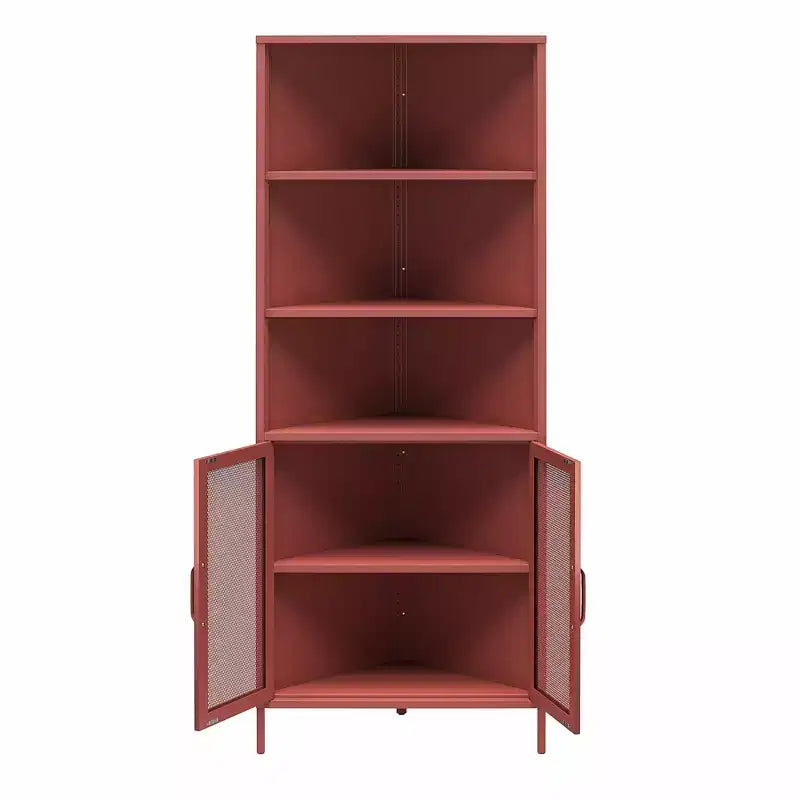 Armario esquinero de almacenamiento con 2 puertas