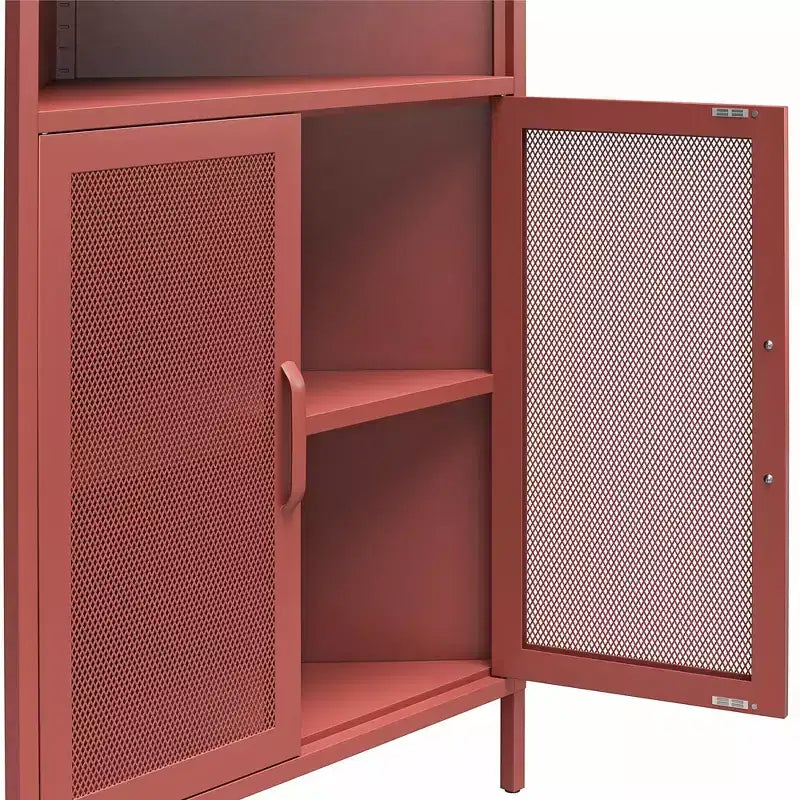 Armario esquinero de almacenamiento con 2 puertas