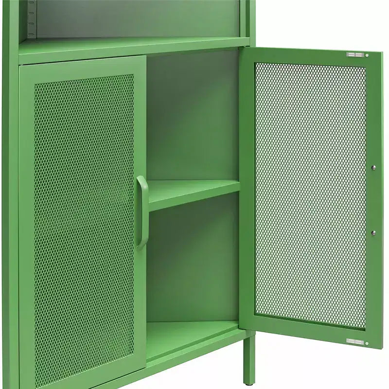 Armario esquinero de almacenamiento con 2 puertas