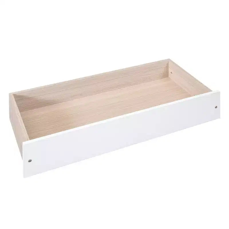 Einzelbett mit Plattformrahmen, Ausziehbett und Schubladen