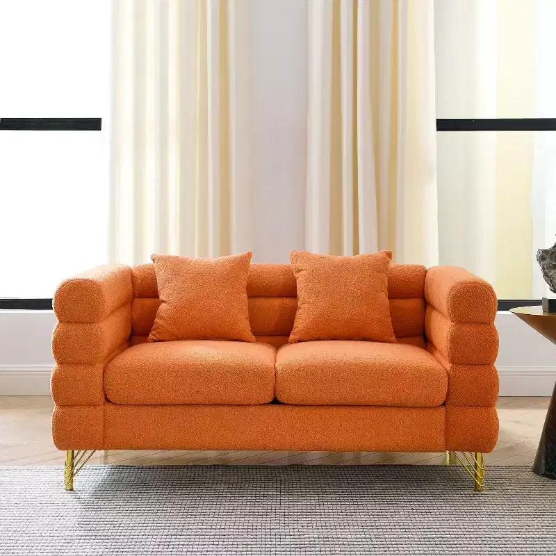 Causeuse surdimensionnée de 60 pouces, canapé confortable en tissu pour le salon — canapé à assise profonde