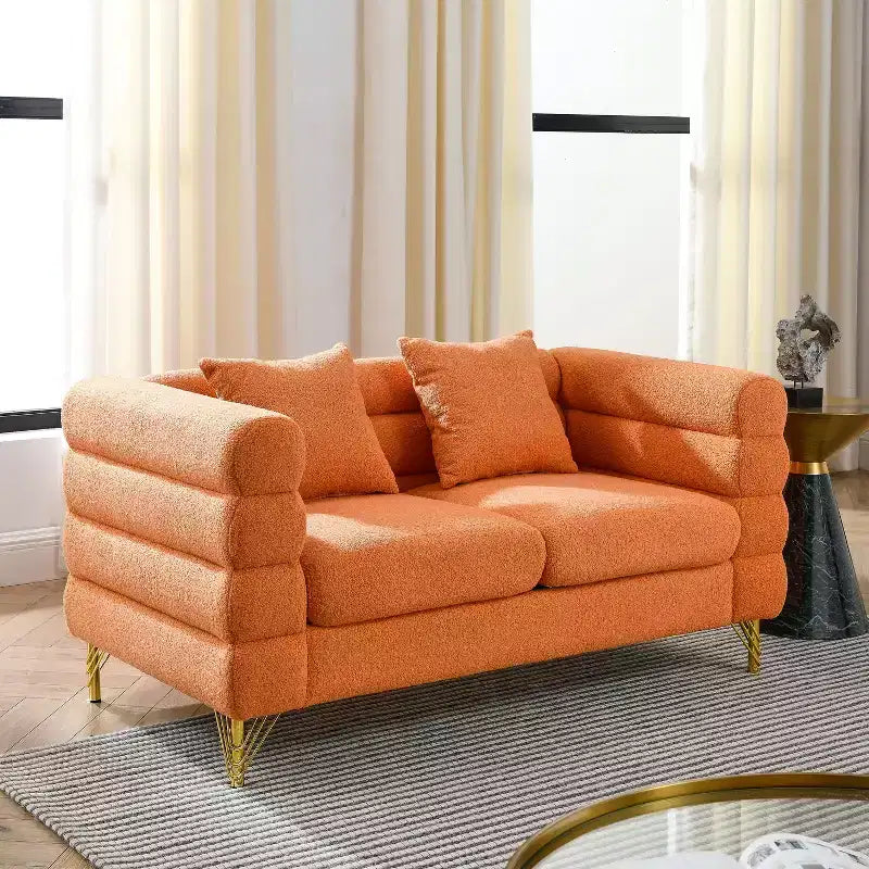 Causeuse surdimensionnée de 60 pouces, canapé confortable en tissu pour le salon — canapé à assise profonde