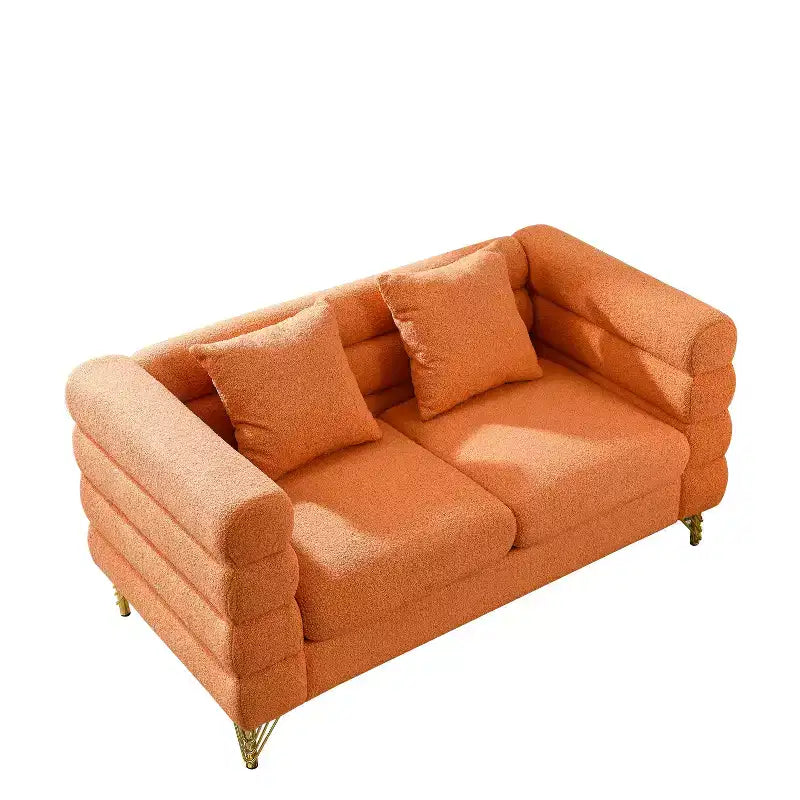Causeuse surdimensionnée de 60 pouces, canapé confortable en tissu pour le salon — canapé à assise profonde