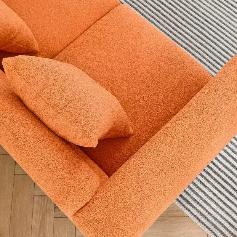 Causeuse surdimensionnée de 60 pouces, canapé confortable en tissu pour le salon — canapé à assise profonde