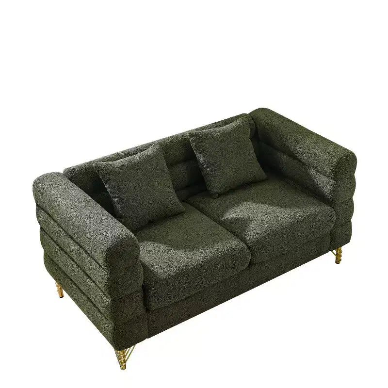 Causeuse surdimensionnée de 60 pouces, canapé confortable en tissu pour le salon — canapé à assise profonde