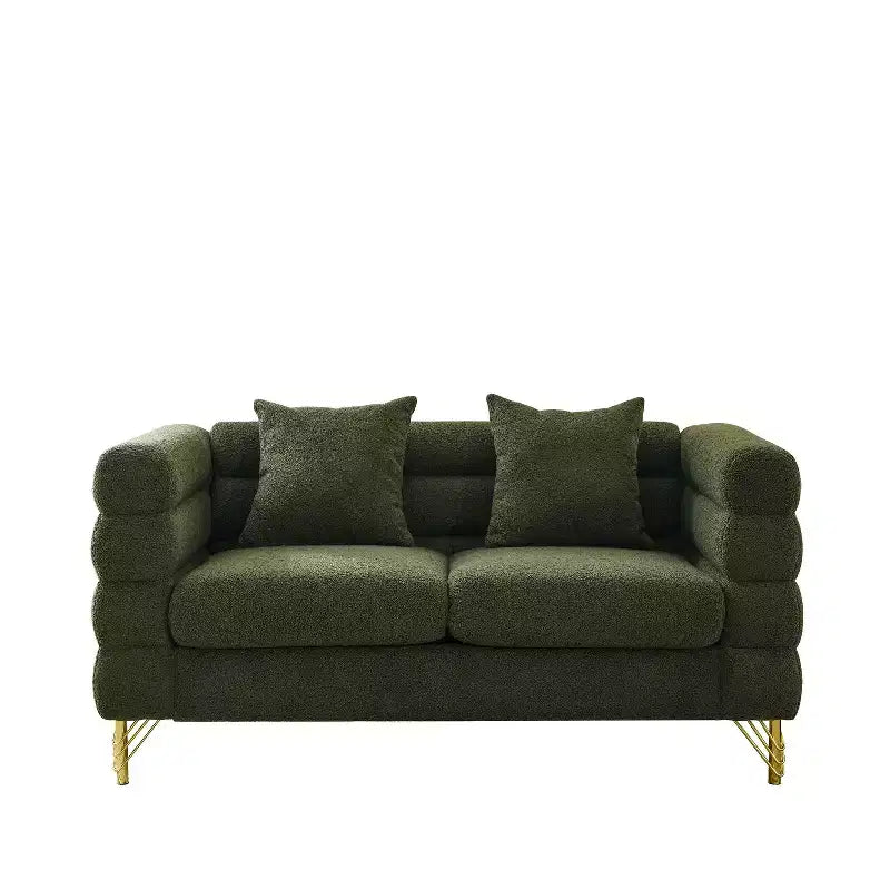 Causeuse surdimensionnée de 60 pouces, canapé confortable en tissu pour le salon — canapé à assise profonde