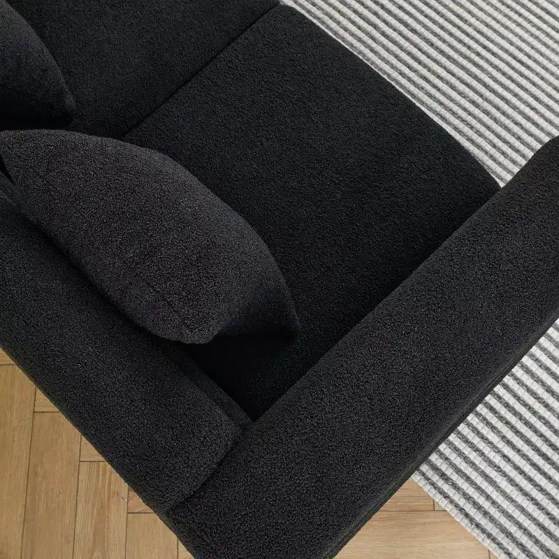 Sofa mit tiefer Sitzfläche — Komfortsofa Modell 81 (inklusive 3 Rückenkissen)