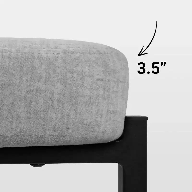 Tabourets de bar ronds modernes, chaises de comptoir recouvertes de velours pour salle à manger
