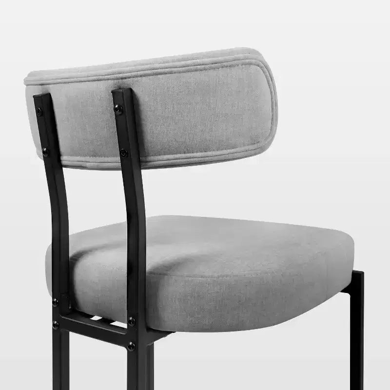 Tabourets de bar ronds modernes, chaises de comptoir recouvertes de velours pour salle à manger
