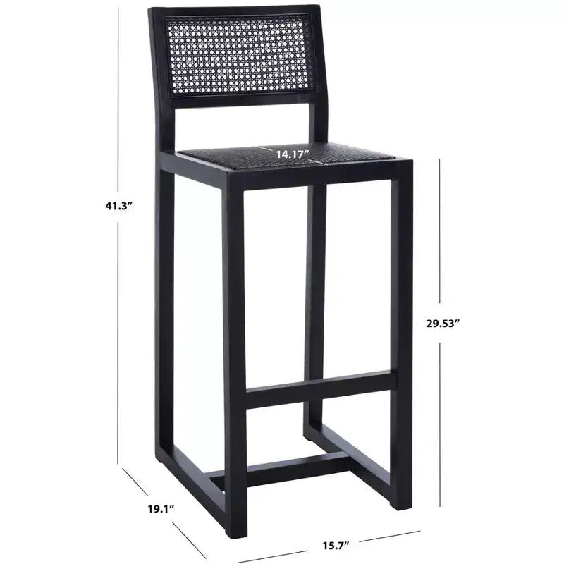 Rattan-Barhocker
