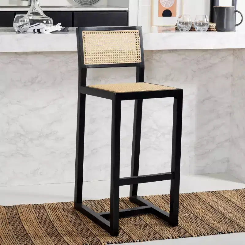 Rattan-Barhocker