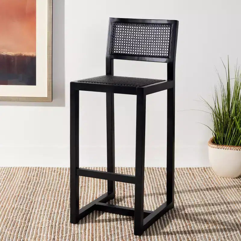 Rattan-Barhocker