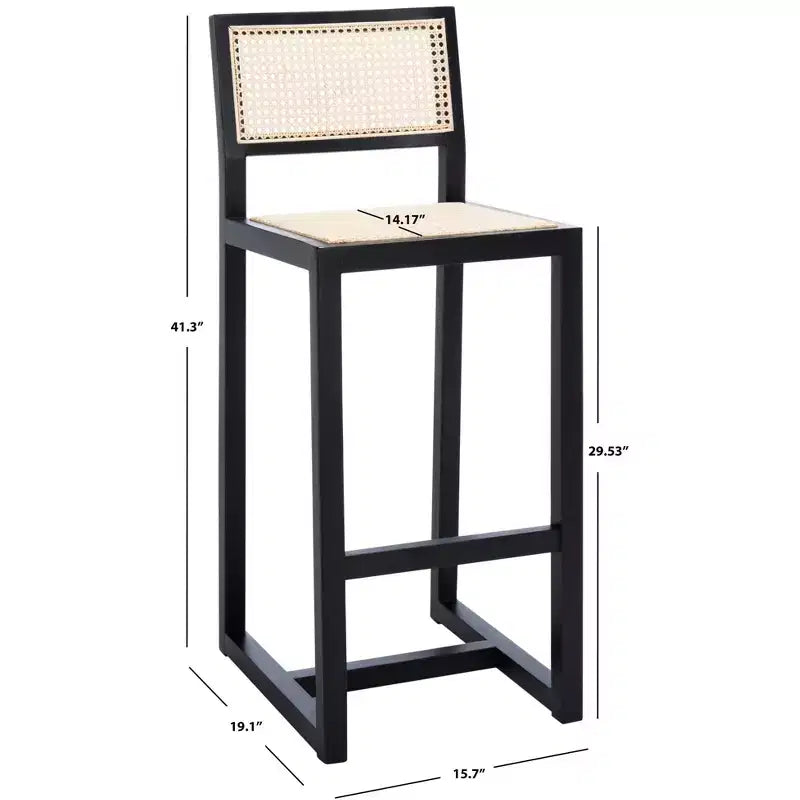 Rattan-Barhocker