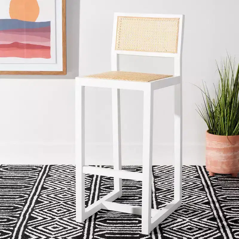 Rattan-Barhocker