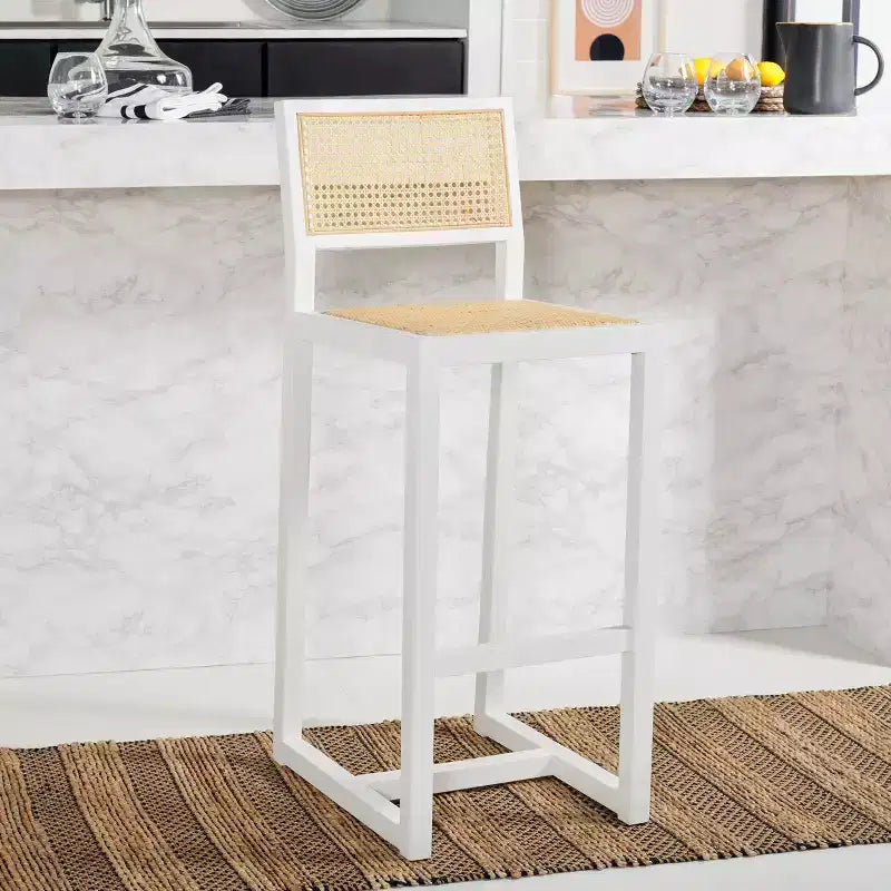 Rattan-Barhocker