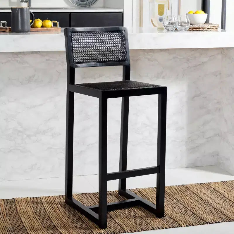 Rattan-Barhocker