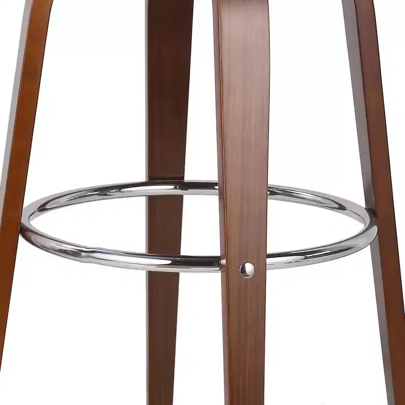 Tabouret de bar/chaise de salle à manger/tabouret haut de cuisine pivotant à 360 degrés (noir et marron)