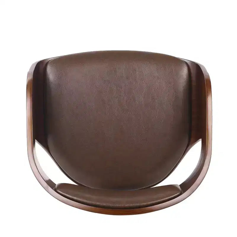 Tabouret de bar/chaise de salle à manger/tabouret haut de cuisine pivotant à 360 degrés (noir et marron)