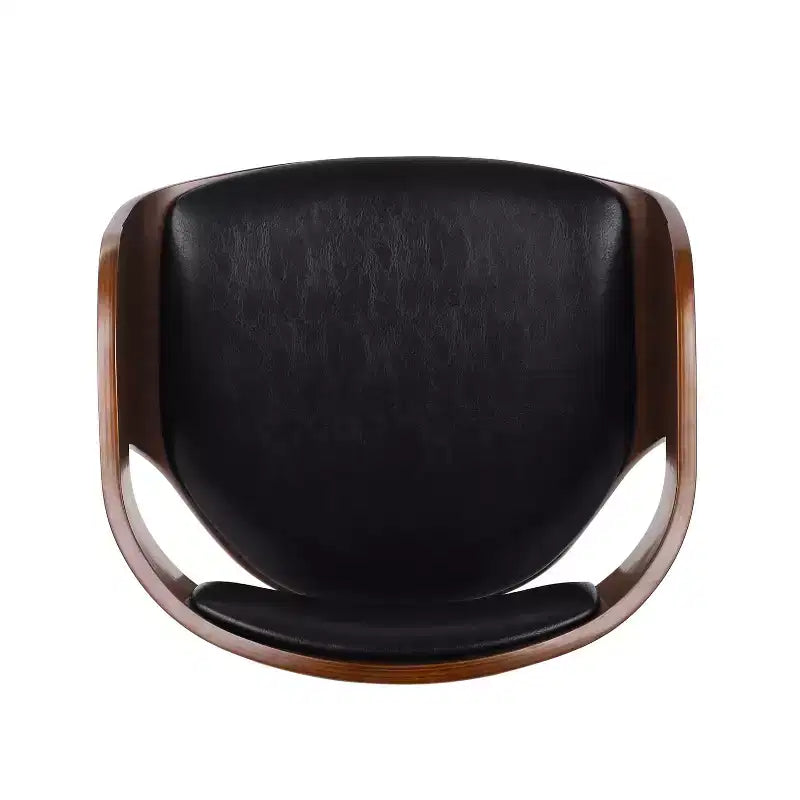 Tabouret de bar/chaise de salle à manger/tabouret haut de cuisine pivotant à 360 degrés (noir et marron)