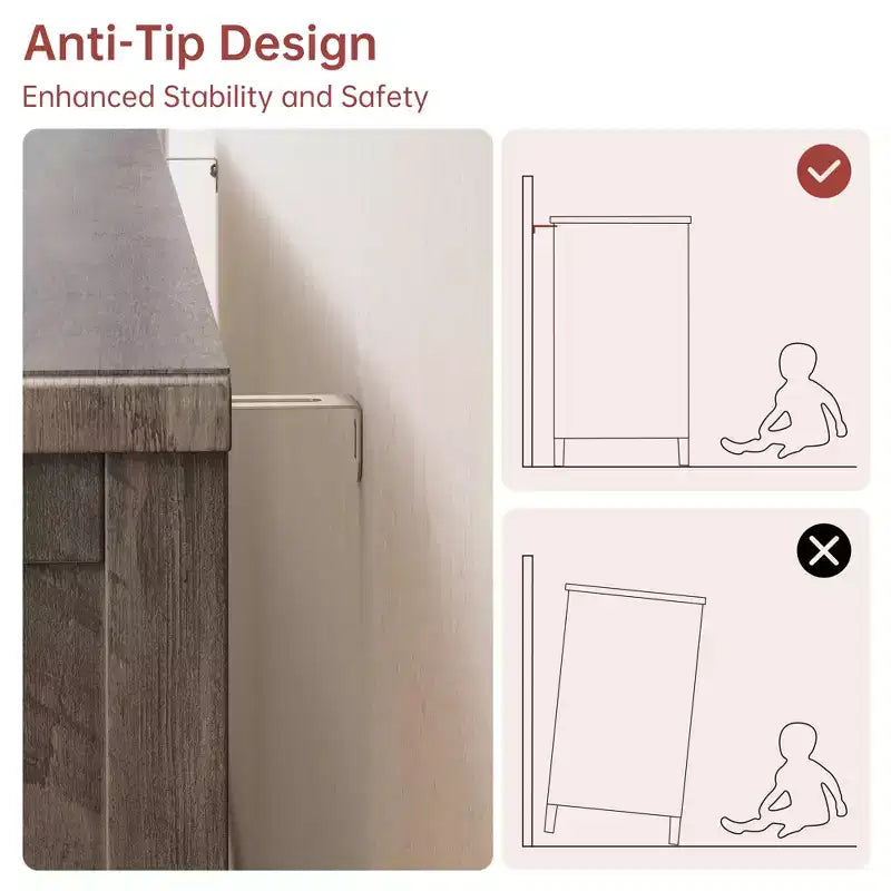 Commode à 4 tiroirs pour chambre, commode vintage avec poignées sculptées et pieds fuselés, meuble en bois à grande capacité de rangement