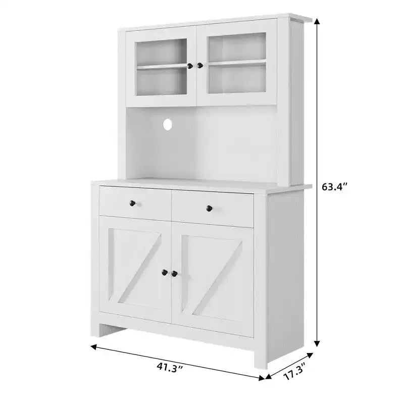 Alacena de cocina moderna, solución independiente de almacenamiento para alimentos, platos y artículos básicos, ideal para organizar el comedor, diseño contemporáneo