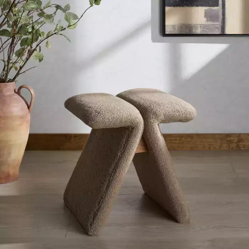 Repose-pieds en polaire Teddy