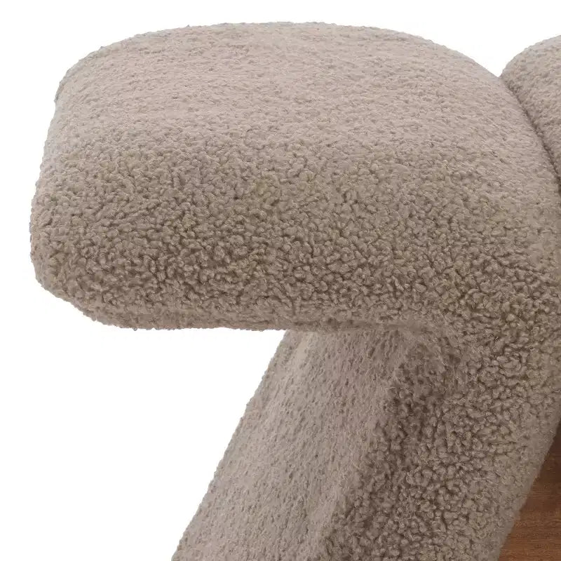 Repose-pieds en polaire Teddy