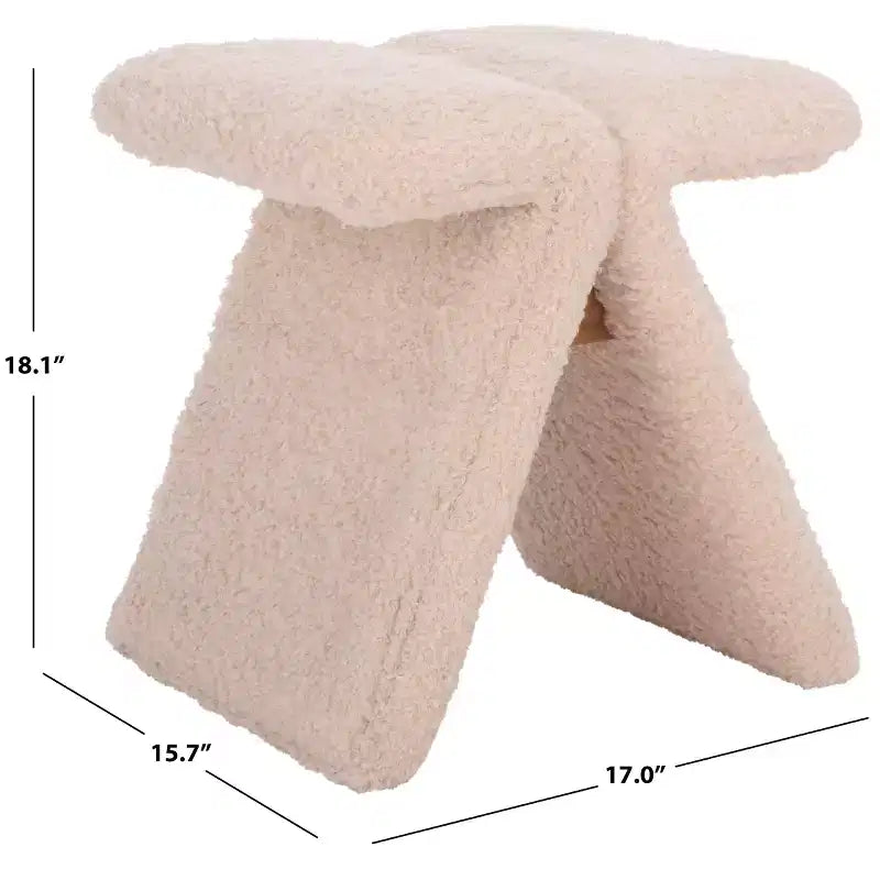 Repose-pieds en polaire Teddy